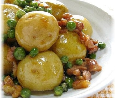 新じゃがいもと鶏肉の含め煮